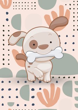 Cute Puppy Illustration