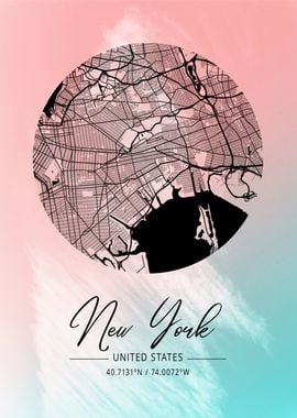 New York City Map USA