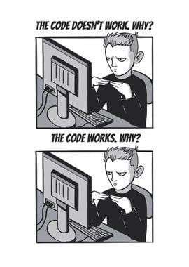 Funny programmer anime