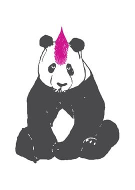 Mohawk panda