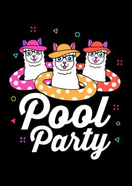 Llama Pool Party