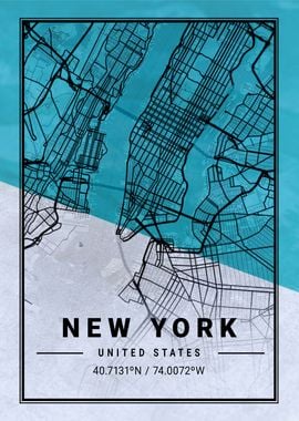 New York City Map USA