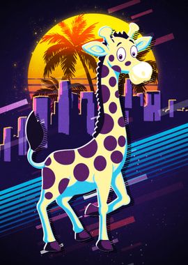 Giraffe Retro