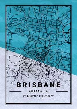 Brisbane Map Australia