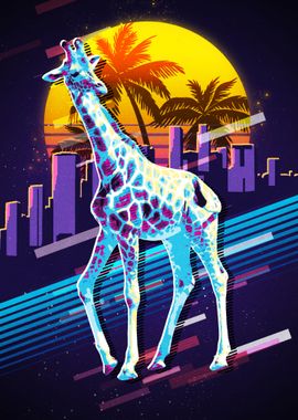 Giraffe Retro