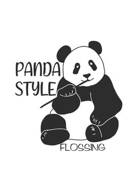 Panda style flossing