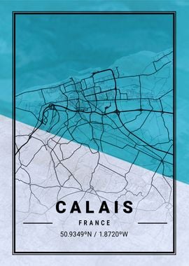 Calais City Map France