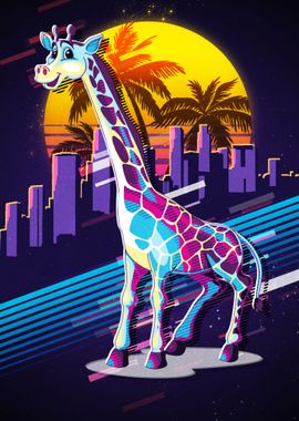 Giraffe Retro