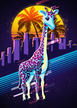 Giraffe Retro