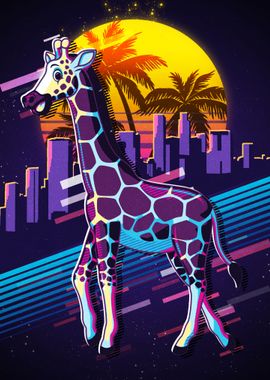 Giraffe Retro