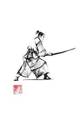 samurai en garde