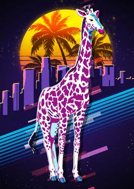 Giraffe Retro