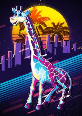 Giraffe Retro