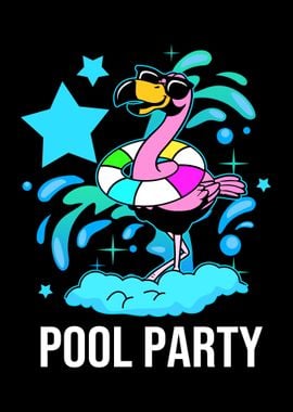 Flamingo Party Pool