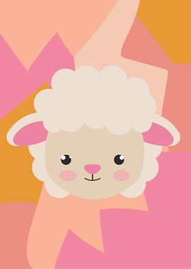 Cute Sheep Illustration