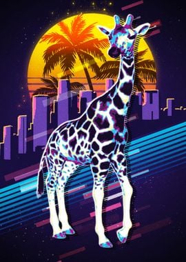 Giraffe Retro