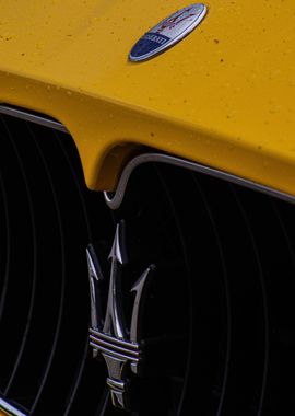 Yellow Maserati