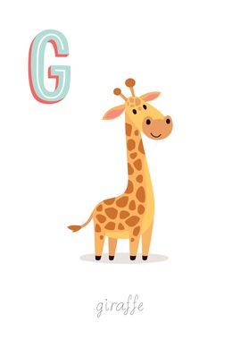 Animal Alphabet G Giraffe