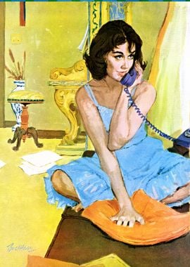 On the phone