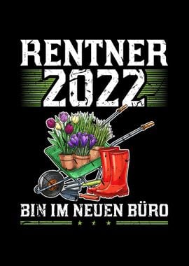 Rentner 2022 Rente Garten