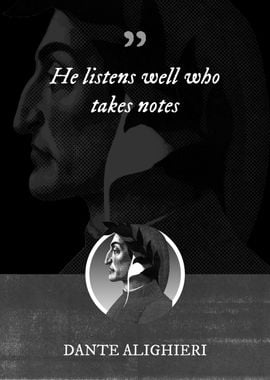 He listens well who takes