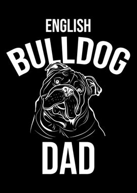 English Bulldog Dad Bulldo