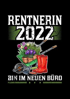 Rentnerin 2022 Garten