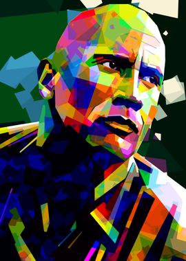 Dwayne Johnson wpap poster