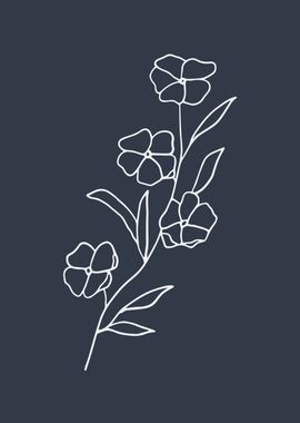 Minimal Art Flower 3