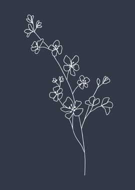 Minimal Art Flower 8