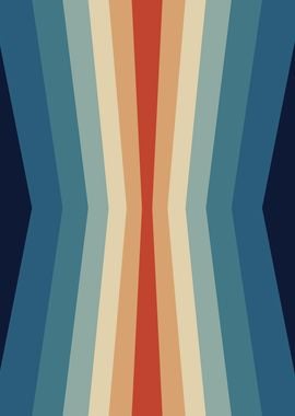 70s Angled Stripes