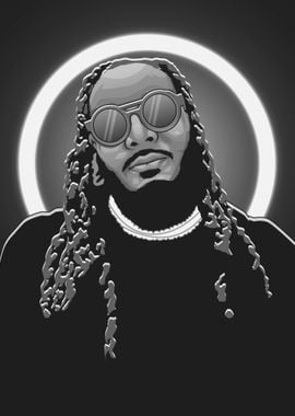 T Pain Grayscale