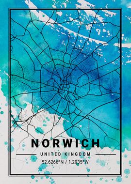 Norwich Antlia Watercolor 