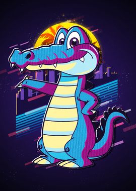 Crocodile Retro