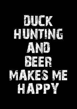 Duck hunting and beer