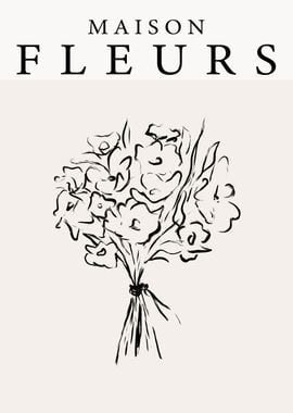 Abstract Maison Fleurs