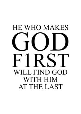 God First