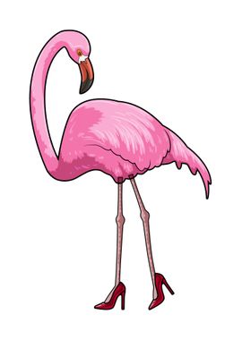 Flamingo High Heels