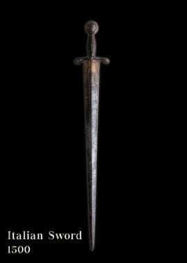 Italian vintage sword 1500