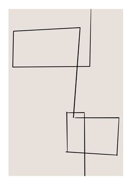 Abstract Beige Rectangles