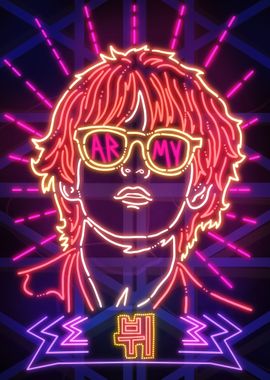 Tae Tae Neon Art