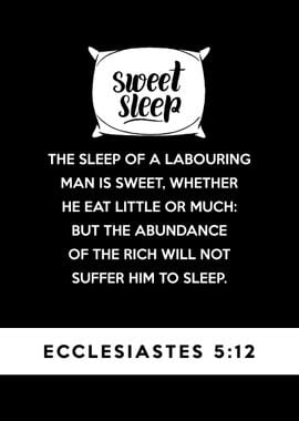 Ecclesiastes 5 12