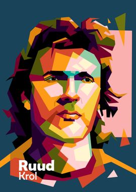 Ruud Krol in WPAP ART