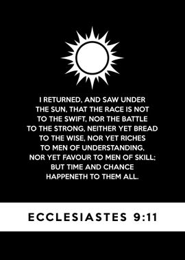 Ecclesiastes 9 11