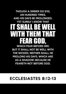 Ecclesiastes 8 12 13