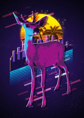 Deer  Retro