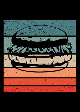 Burger Retro Vintage