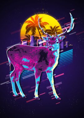 Deer  Retro