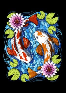 Japanese Koi Fish 