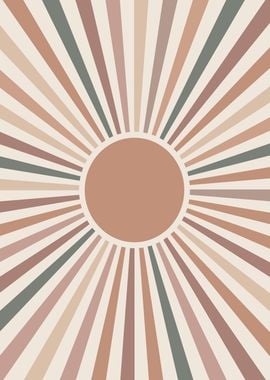 Boho Sunburst Print 5